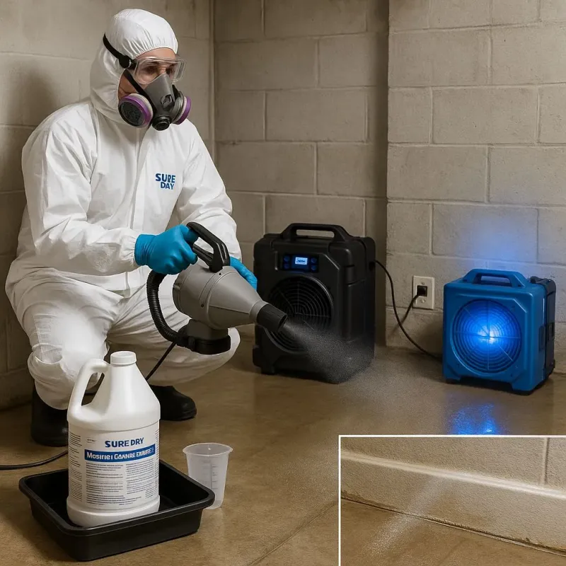 Sanitization and Odor Removal process in Temperance, MI